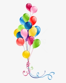 Free Png Download Transparent Bunch Balloons Png Images - Birthday Balloons Png Hd, Png Download, Free Download