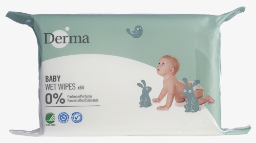 Derma Baby Wet Cleansing Wipes For Children From Birth, HD Png Download, Free Download