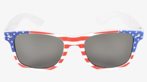 American Flag Sunglasses - Silver, HD Png Download, Free Download