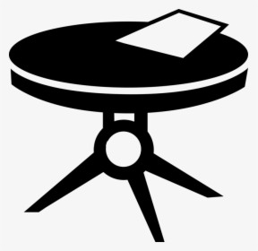 Vector Illustration Of Living Room Coffee Table Furniture - Outdoor Table, HD Png Download, Free Download