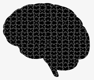 Psychology Clipart Puzzle Head - Brain Puzzle Black And White, HD Png Download, Free Download