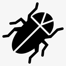 Vector Insects Pest Control Vector Freeuse Library - Beetle Silhouette, HD Png Download, Free Download