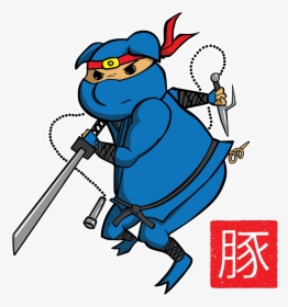 Ninja Pig, HD Png Download, Free Download