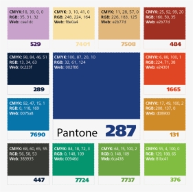 Color Values Chart - Electric Blue, HD Png Download, Free Download