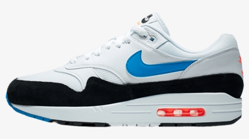Nike Air Max 1 White Blue, HD Png Download, Free Download