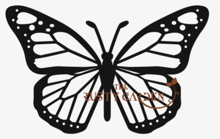 Monarch Butterfly Tattoo Black And White, HD Png Download, Free Download