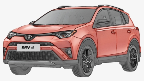 Toyota Rav4 Rysunek, HD Png Download, Free Download