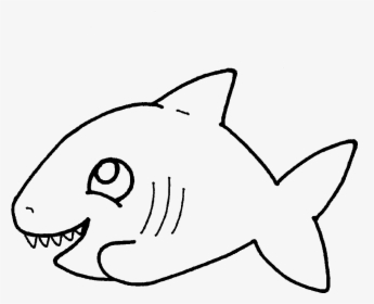 Tiburon Para Dibujar Facil Kawaii Hd Png Download Kindpng