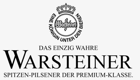 Warsteiner Logo Black And White - Warsteiner, HD Png Download, Free Download