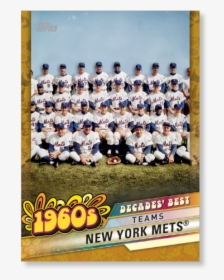 New York Mets 2020 Topps Series 1 Decades Best 1960 - Poster, HD Png Download, Free Download