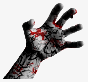 Blood Horror Hand Png, Transparent Png, Free Download