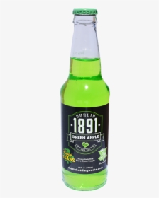 Dublin 1891 Green Apple Soda Glass Bottle Case - Glass Bottle, HD Png Download, Free Download