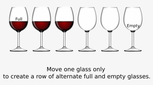 Wine Glasses Puzzle - Wine Glass, HD Png Download, Free Download