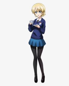 Girls Und Panzer Wiki - Darjeeling Girls Und Panzer, HD Png Download, Free Download