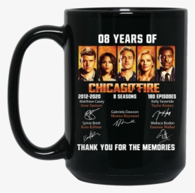 08 Years Of Chicago Fire Thank You For The Memories - Mug Star Wars Padawan, HD Png Download, Free Download