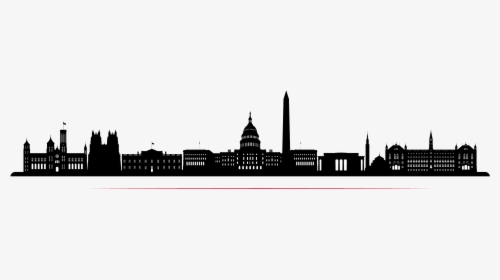 Washington D - C - Skyline - Paris Skyline Silhouette, HD Png Download, Free Download