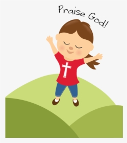 28 Collection Of Prayer And Praise Clipart, Png Download - Praise And Worship Cartoon, Transparent Png, Free Download