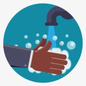 Icon Of Washing Hands - Circle, HD Png Download, Free Download