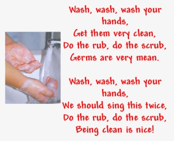 Poem On Washing Hands, HD Png Download, Free Download