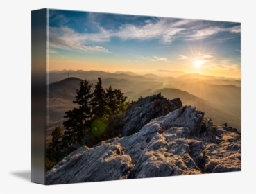 Sunset In The Mountains - Grandfather Mountain Sunset, HD Png Download, Free Download