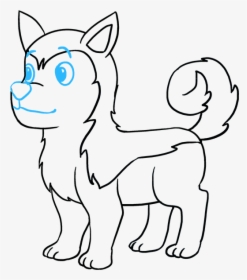 How To Draw Husky - Easy How To Draw A Husky, HD Png Download, Free Download