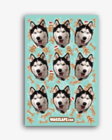 Gingerbread Stickers - Miniature Siberian Husky, HD Png Download, Free Download
