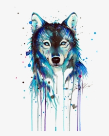 Tattoo Art Arctic Dog Dark Wolf Drawing Clipart - Tattoo Drawings In Color, HD Png Download, Free Download