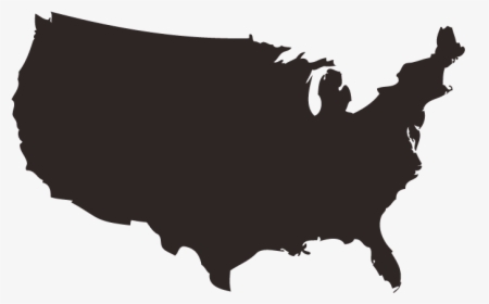 Us-outline - Usa Map Vector Png, Transparent Png, Free Download