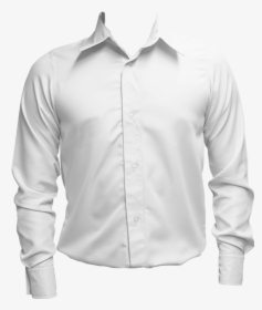 White Long Sleeve Polo Png, Transparent Png - kindpng