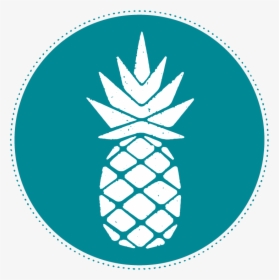 Circle-pineapple - Pineapple Template For A Pumpkin, HD Png Download, Free Download