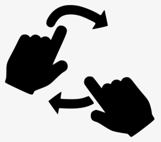 Rotate With Two Hands - Icon, HD Png Download, Free Download