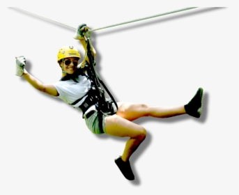 Zip Line Guide At Arbortrek Canopy Adventures In Jeffersonville - Extreme Sport, HD Png Download, Free Download
