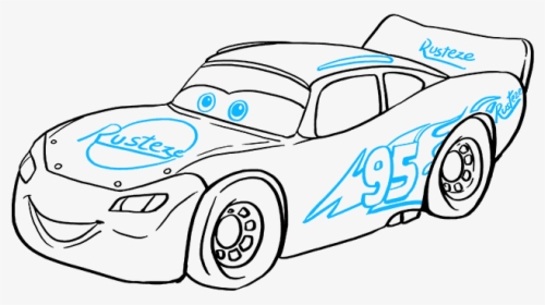 How To Draw Lightning Mcqueen - Draw Mcqueen, HD Png Download, Free Download