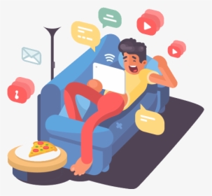 Internet Entertainment - Internet For Entertainment, HD Png Download, Free Download