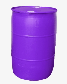 55 Gallon Purple Barrel, Tight Head, Free Shipping - Purple 55 Gallon Drum, HD Png Download, Free Download