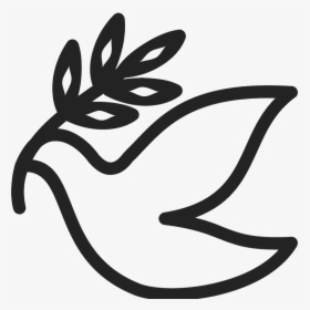 Peace Dove Rubber Stamp, HD Png Download, Free Download