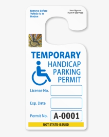 Disabled Parking Permit, HD Png Download, Free Download