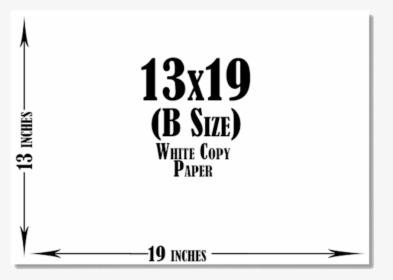 White Copy Paper - 13 * 19 Paper Size, HD Png Download, Free Download