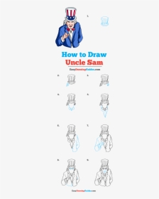 How To Draw Uncle Sam - Tree How To Draw Fall Things, HD Png Download, Free Download
