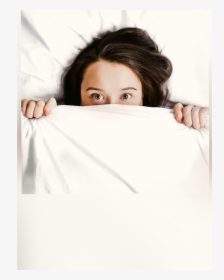 #woman #girl #face #hiding #blanket #sheet #bed #pillow - Puedo Tomar Para Morir Mientras Duermo, HD Png Download, Free Download