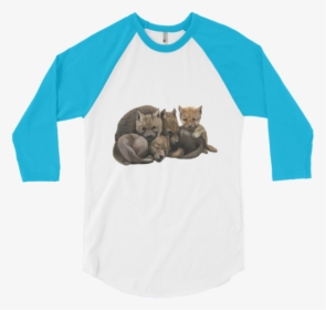 Wolf Puppies On A Baseball Tshirt - Am My Brother's Keeper Shirt, HD Png Download, Free Download