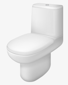 Ceramic One Piece Toilet Png Clip Art - Chair, Transparent Png, Free Download