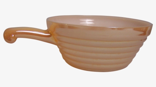 Fire King Copper Tint Peach Lustre Soup Bowl Handle - Teapot, HD Png Download, Free Download