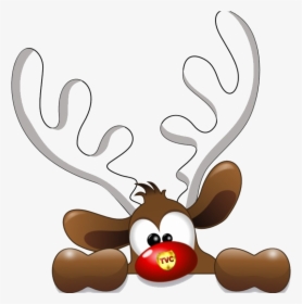 Rudolph Nose Transparent Png - Cute Christmas Images Clipart, Png Download, Free Download