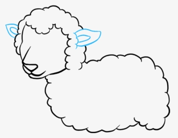 How To Draw Lamb - Drawing Picture Of A Lamb, HD Png Download, Free Download