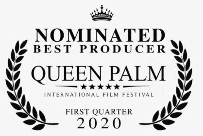 Queen Palm International Film Festival (black) - Queen Palm International Film Festival Icon Award, HD Png Download, Free Download