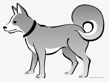 Transparent Animal Clipart Black And White - Dog Clipart Transparent Background, HD Png Download, Free Download