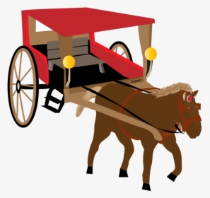 Horse And Buggy At - Clip Art Kalesa, HD Png Download, Free Download
