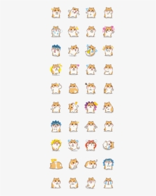 Is Chloe Many Cute Stickers Available In This Set Sell - Kawaii Sticker Hamster, HD Png Download, Free Download