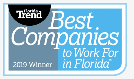 Gunster Ranks On Florida Trend’s 2019 ‘best Companies - Poster, HD Png Download, Free Download